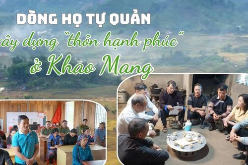 Dòng họ tự quản xây dựng 'thôn hạnh phúc' ở Khao Mang