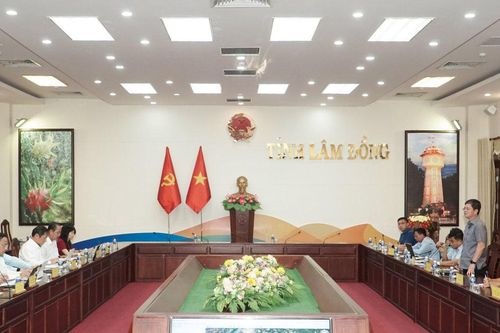 Lâm Đồng làm việc với Tập đoàn Công nghiệp Cao su Việt Nam