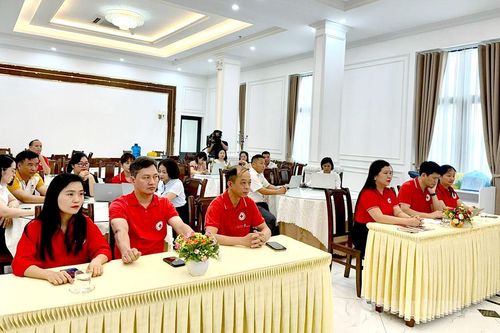 Nâng cao năng lực ứng phó thiên tai, thảm họa cho cán bộ Hội Chữ thập đỏ