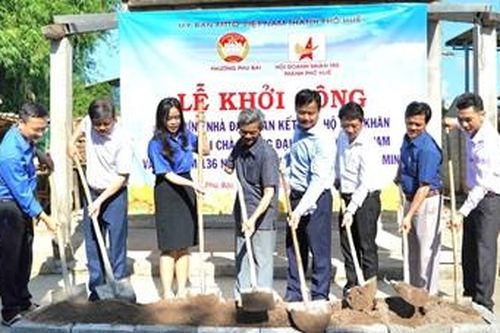 Phú Bài khởi công xây dựng Nhà Đại đoàn kết