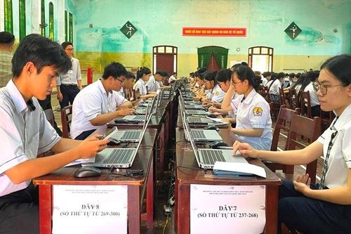 Hơn 3.500 học sinh thử nghiệm thi tốt nghiệp THPT trên máy tính