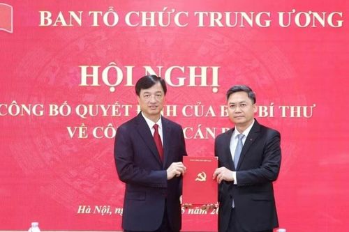 Trưởng ban Tổ chức Thành ủy Hà Nội làm Phó ban Tổ chức Trung ương