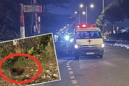 Thi thể người đàn ông cháy đen gần trạm xe buýt