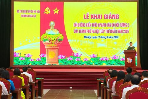 Khai giảng lớp bồi dưỡng kiến thức quốc phòng và an ninh đối tượng 2