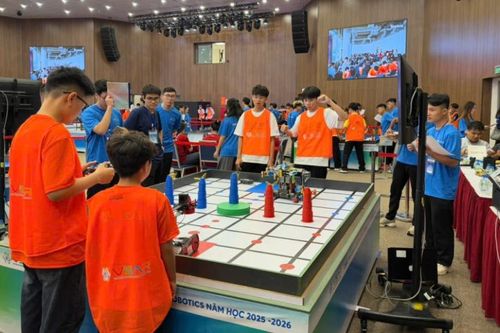Trường THCS Hợp Giang đoạt giải Thiết kế tại Cuộc thi Vô địch Quốc gia STEM, AI và Robotics 2026