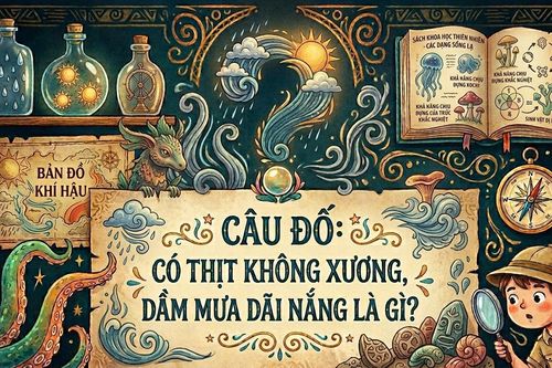 Đáp án câu đố: Con gì có thịt không xương, dằm trong nắng dãi?