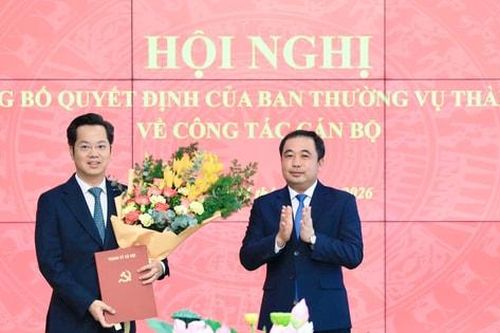 Đồng chí Vũ Đăng Định giữ chức Trưởng ban Tổ chức Thành ủy Hà Nội