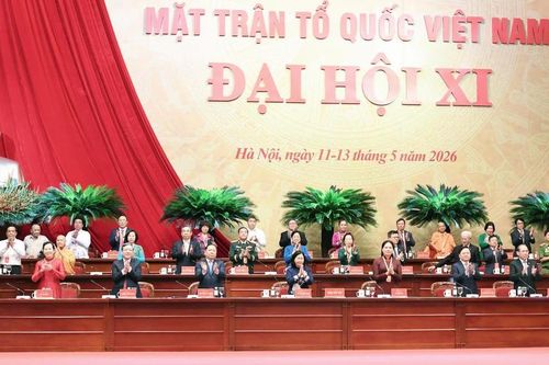 Khai mạc phiên làm việc đầu tiên Đại hội MTTQ Việt Nam lần thứ XI