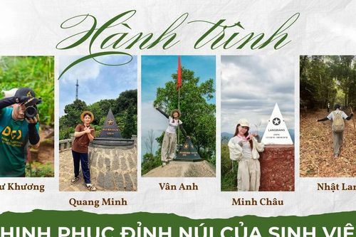 Hành trình chinh phục đỉnh núi của sinh viên