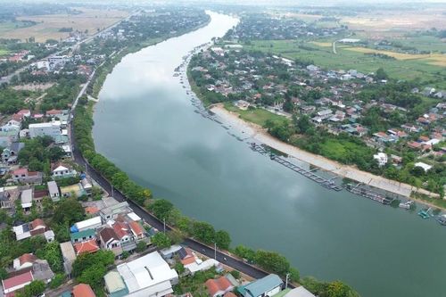 Cận cảnh công trình mở rộng đường ven con sông lớn thứ hai TP. Huế