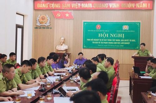Trao đổi nghiệp vụ về công tác tiếp nhận, giải quyết nguồn tin về tội phạm trong lĩnh vực lâm nghiệp