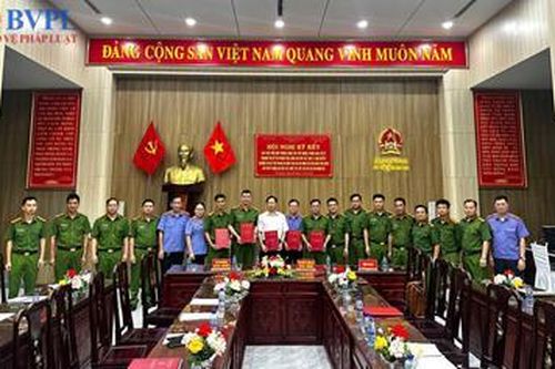 VKSND khu vực 3, tỉnh Ninh Bình ký Quy chế phối hợp với Tòa án và Công an xã
