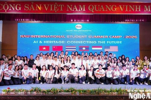 Khai mạc Trại hè sinh viên Quốc tế 'AI và Di sản - Kết nối tương lai' tại Nghệ An