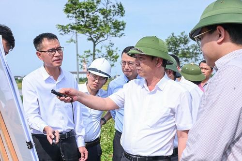 Lãnh đạo UBND tỉnh kiểm tra tiến độ Dự án Khu công nghiệp VSIP Nghệ An 3