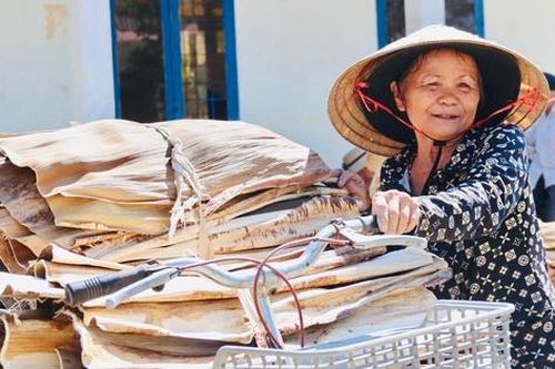Biến 'rác vườn' thành sản phẩm xuất ngoại, người dân Quảng Ngãi kiếm tiền triệu từ mo cau