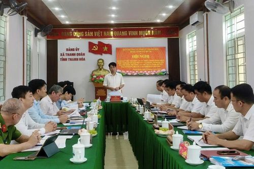 Đoàn giám sát của Ban Thường vụ Tỉnh ủy làm việc với xã Thanh Quân