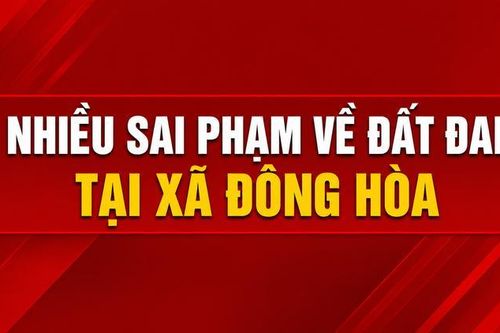 Nhiều sai phạm về đất đai tại xã Đông Hòa