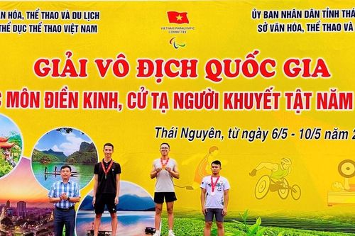 Đà Nẵng giành 14 huy chương tại giải điền kinh người khuyết tật quốc gia