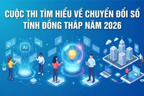 Cuộc thi tìm hiểu về chuyển đổi số tỉnh Đồng Tháp năm 2026