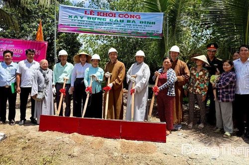 Phú Hựu: Khởi công cầu Bà Đình