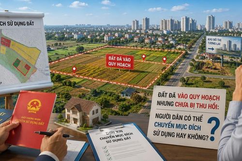 Quy định chuyển mục đích sử dụng đất trong vùng quy hoạch theo Luật Đất đai 2024
