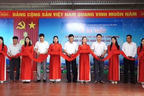 Ra mắt Trung tâm chăm sóc sức khỏe cộng đồng và người cao tuổi xã Côn Minh