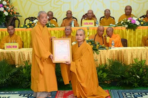 Vĩnh Long: Trao quyết định bổ nhiệm Đại đức Thích Bảo Luân trụ trì chùa Phước Hòa