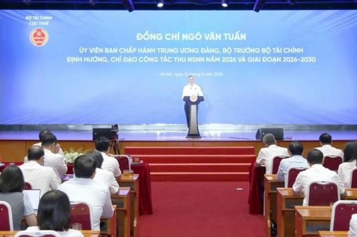 Bộ trưởng Bộ Tài chính giao ngành Thuế bao quát nguồn thu mới, góp phần đạt mục tiêu tăng trưởng hai con số