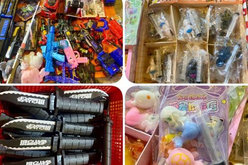 Đồ chơi nguy hiểm, không rõ nguồn gốc bày bán công khai tại phố đi bộ Kim Đồng