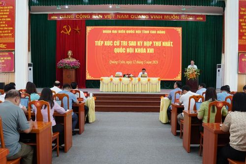 Đoàn đại biểu Quốc hội tỉnh tiếp xúc cử tri sau Kỳ họp thứ nhất, Quốc hội khóa XVI tại xã Quảng Uyên