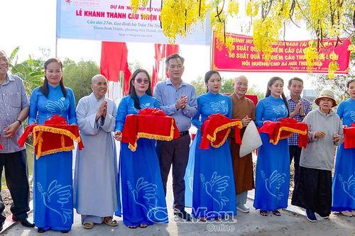 Thêm 2 nhịp cầu nối bờ vui tại phường Hòa Thành