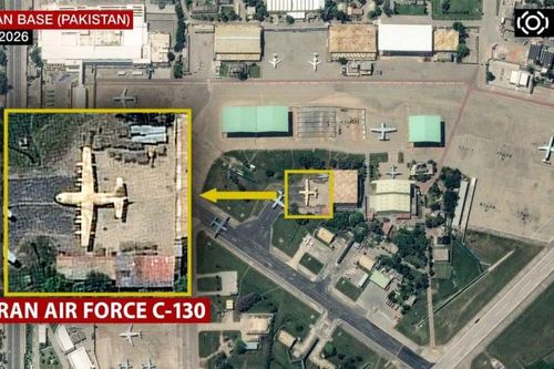 Ảnh vệ tinh hé lộ máy bay vận tải quân sự Iran xuất hiện tại căn cứ không quân Pakistan?
