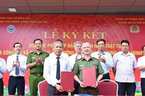 Xây dựng hiệu quả mô hình 'Công an xã thân thiện - Trường học an toàn'