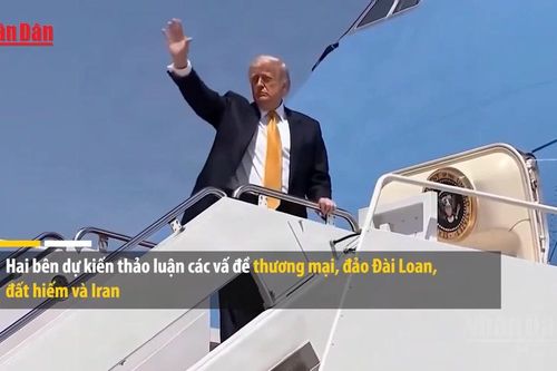 [Video] Tổng thống Mỹ D. Trump lên đường thăm chính thức Trung Quốc