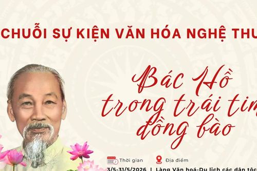 [Infographic] Chuỗi sự kiện 'Bác Hồ trong trái tim đồng bào' tại Làng Văn hóa-Du lịch các dân tộc Việt Nam
