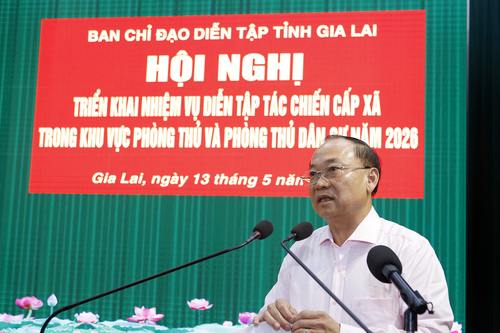 Gia Lai: 47 xã, phường sẽ tổ chức diễn tập tác chiến trong khu vực phòng thủ và phòng thủ dân sự