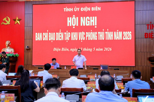Điện Biên triển khai công tác chuẩn bị diễn tập khu vực phòng thủ tỉnh năm 2026