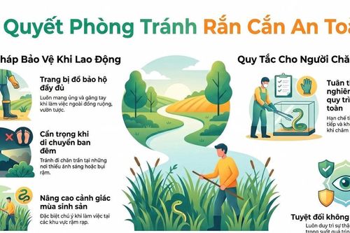 Bệnh viện đa khoa tỉnh Phú Thọ khuyến cáo và hướng dẫn xử lý khi bị rắn cắn