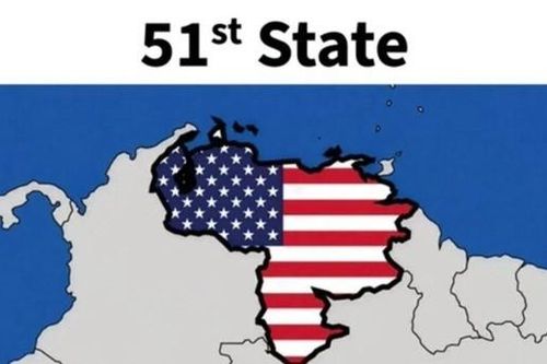 Ông Trump đăng bản đồ đánh dấu Venezuela là bang thứ 51 của Mỹ