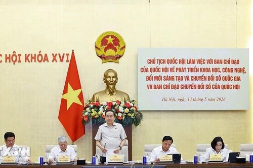 Chủ tịch Quốc hội làm việc về phát triển khoa học, công nghệ, đổi mới sáng tạo và chuyển đổi số quốc gia