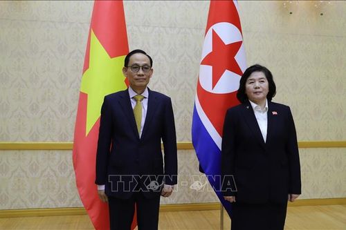 Bộ trưởng Bộ Ngoại giao Lê Hoài Trung thăm Triều Tiên