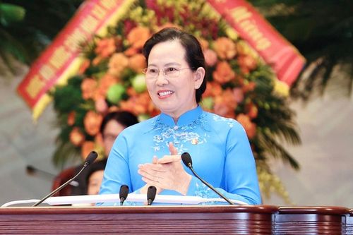 Bà Lê Thị Thủy giữ chức Phó Chủ tịch Ủy ban Trung ương Mặt trận Tổ quốc Việt Nam khóa XI