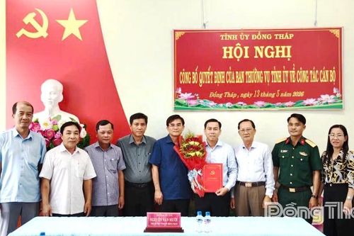 Đồng chí Huỳnh Văn Tài giữ chức Bí thư Đảng ủy xã Tân Thành