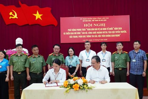 Sở Văn hóa, Thể thao và Du lịch phát động phong trào 'Toàn dân bảo vệ an ninh Tổ quốc'