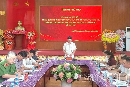 Đoàn giám sát số 21 đề nghị Mai Hạ khắc phục khó khăn trong vận hành chính quyền địa phương 2 cấp