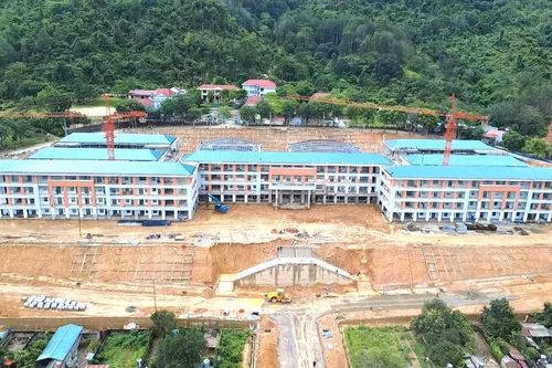 Trường liên cấp Phong Thổ ở Lai Châu hoàn thành vượt tiến độ hơn 2 tháng