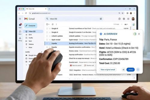 Gmail có AI, dân văn phòng chấm dứt cảnh lục tìm email