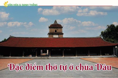 Đặc điểm thờ tự ở chùa Dâu