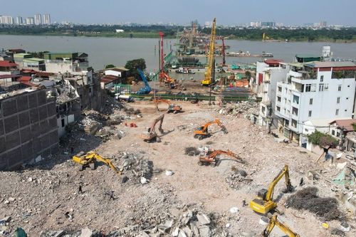 Hà Nội tăng tốc giải phóng mặt bằng thi công cầu Trần Hưng Đạo