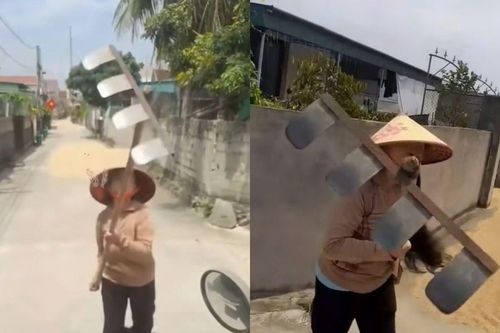 Dân mạng bức xúc hành vi phơi lúa lấn chiếm đường, còn dùng cào tấn công tài xế